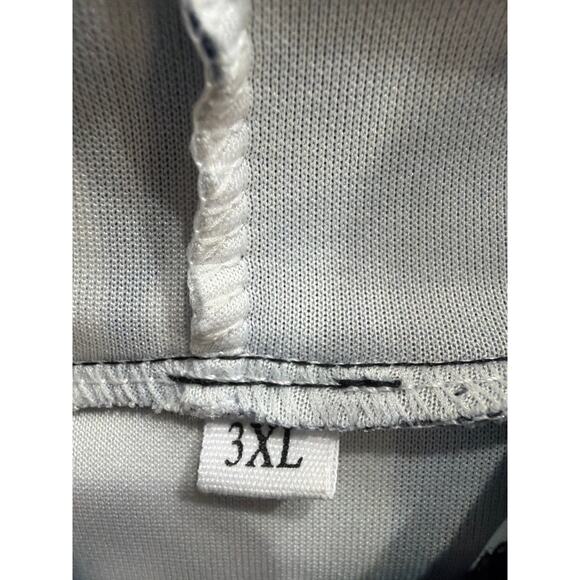 Lil Peep Logo Bomb Black & White Split Pullover Hoodie Size 3XL - Picture 3 of 3